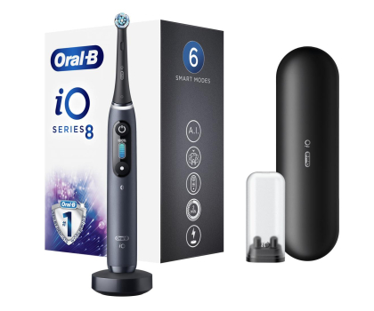 Szczoteczka elektryczna Oral-B Szczoteczka magnetyczna iO8 (czarna)